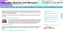 Desktop Screenshot of adoptionsearcher.com