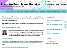 Tablet Screenshot of adoptionsearcher.com